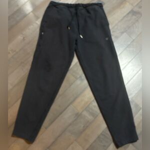 Mack Weldon For Daily Wear Sweatpants Mens Medium Heather Black Cotton Mid Rise